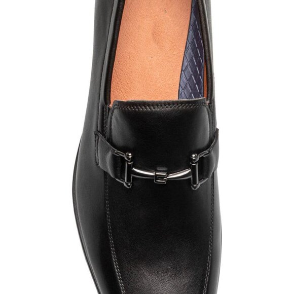 Bashwood Handmade Black Leather Loafers For Men